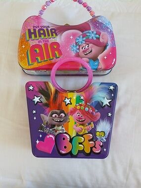 Kids Colorful Trolls Handbag Or Lunch Pales!!